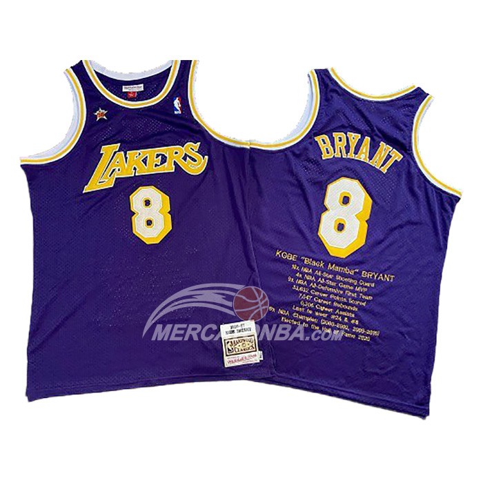 Maglia Los Angeles Lakers Kobe Bryant Viola